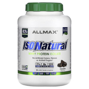 ALLMAX ISONatural™ Isolado de Proteína Whey Chocolate 227 kg (5 lb)