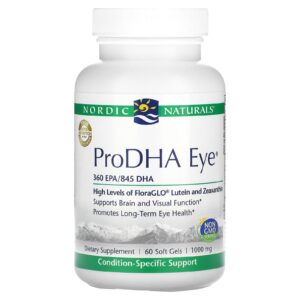 Nordic Naturals ProDHA para os Olhos 60 Cápsulas Softgel