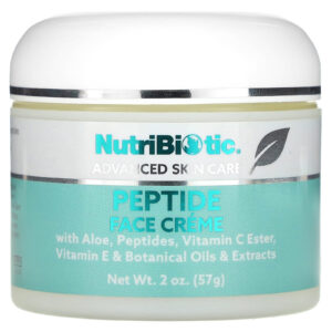 NutriBiotic Advanced Skin Care Creme Facial de Peptídeos 57 g (2 oz)