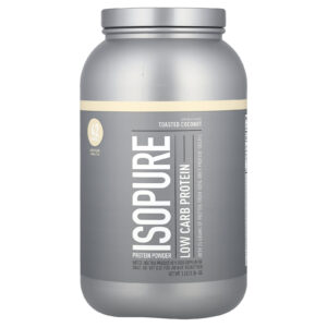 Isopure Proteína em Pó Low Carb Coco Torrado 136 kg (3 lb)
