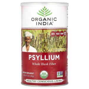Organic India Psyllium Fibra de Casca Inteira 340 g (12 oz)