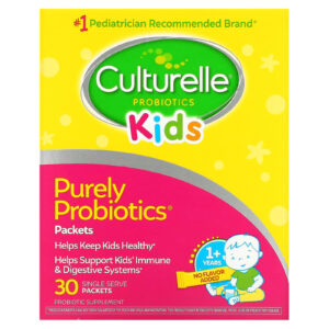 Culturelle Kids Purely Probiotics a Partir de 1 Ano Sem Sabor 23 mg 30 Embalagens de Porção Individual