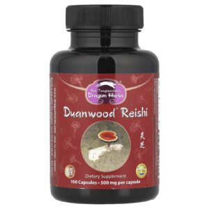 Dragon Herbs Duanwood™ Reishi 500 mg 100 Cápsulas