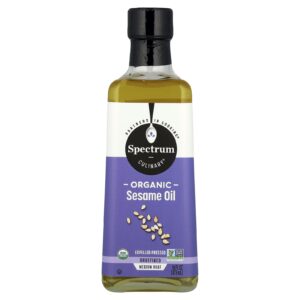 Spectrum Culinary Óleo de Gergelim Orgânico Não Refinado 473 ml (16 fl oz)