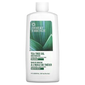 Desert Essence Óleo de Melaleuca Enxaguatório Bucal 237 ml (8 fl oz)