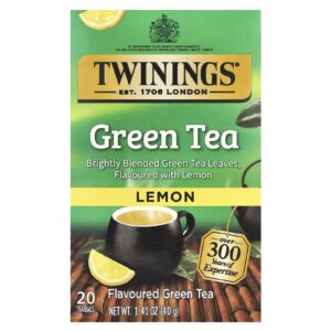 Twinings Chá Verde com Sabor Limão 20 Saquinhos de Chá 40 g (141 oz)