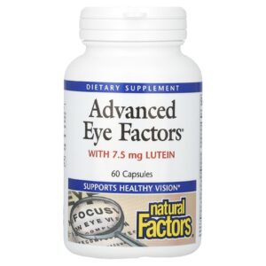 Natural Factors Advanced Eye Factors 60 Cápsulas