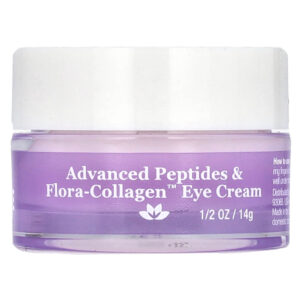 DERMA E Creme para a Área dos Olhos de Peptídeos e Flora-Colágeno 14 g (1/2 oz)