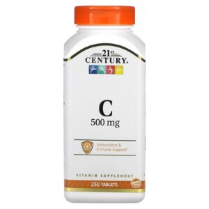 21st Century Vitamina C 500 mg 250 Comprimidos