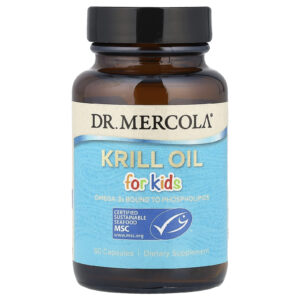 Dr. Mercola Óleo de Krill para Crianças 60 Cápsulas