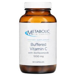 Metabolic Maintenance Vitamina C Tamponada com Bioflavonoides 1.000 mg 90 Cápsulas