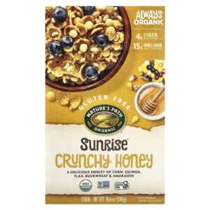 Natures Path Cereal Crocante de Mel Orgânico Sunrise® 300 g (106 oz)