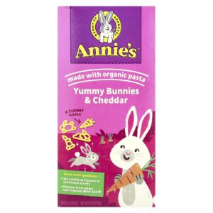 Annies Homegrown Coelhos e queijo cheddar Gostosos Macarrão e Queijo 170 g (6 oz)