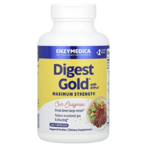 Enzymedica Digest Gold com ATPro 240 cápsulas