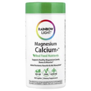 Rainbow Light Magnesium Calcium+™ 90 Cápsulas