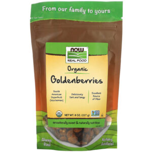 NOW Foods Real Food Golden Berry Orgânica Certificada 227 g (8 oz)