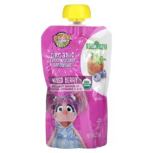 Earths Best Smoothie de Iogurte Orgânico com Frutas a Partir de 2 Anos Frutos Silvestres 120 g (42 oz)