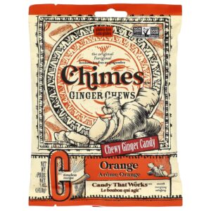 Chimes Cápsulas Mastigáveis de Gengibre Laranja 1418 g (5 oz)