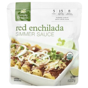 Simply Organic Simmer Sauce Enchilada Vermelha 227 g (8 oz)