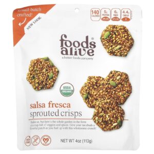 Foods Alive Sprouted Crisps Salsa Fresca 113 g (4 oz)