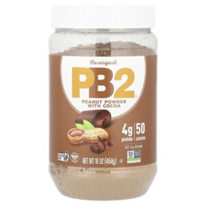 PB2 Foods Manteiga de Amendoim com Cacau em Pó 454 g (16 oz)