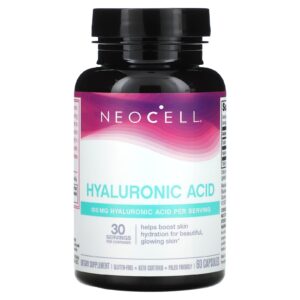 NeoCell Ácido Hialurônico 60 Cápsulas (50 mg por Cápsula)