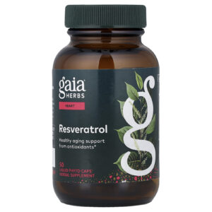Gaia Herbs Resveratrol 50 Phyto-Caps® Líquidos