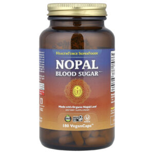HealthForce Superfoods Nopal Blood Sugar™ 180 VeganCaps™ (500 mg por Cápsula)
