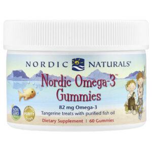Nordic Naturals Gomas Nórdicas de Ômega-3 Tangerina 82 mg 60 Gomas