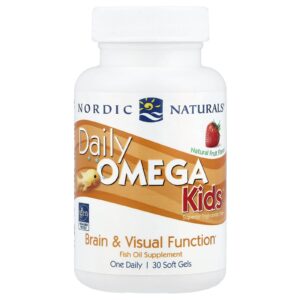 Nordic Naturals Daily Omega Kids™ Frutas Naturais 30 Cápsulas Softgel