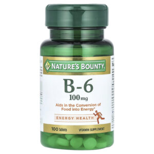 Natures Bounty Vitamina B-6 100 mg 100 Comprimidos