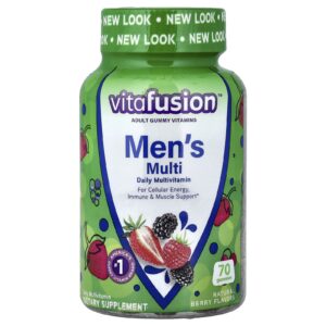 VitaFusion Gomas Multivitamínico para Homens Fruto Silvestre Natural 70 Gomas