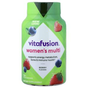 VitaFusion Gomas Multivitamínico para Mulheres Fruto Silvestre 70 Gomas