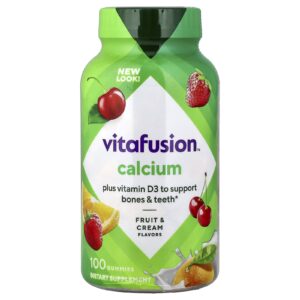 VitaFusion Cálcio Frutas e Creme 100 Gomas