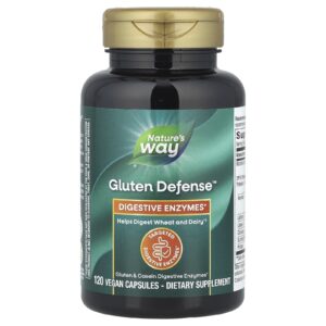 Natures Way Glúten Defense with DPP IV 120 Cápsulas de Origem Vegetal