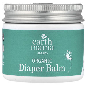Earth Mama Bebês Bálsamo Orgânico para Fraldas 60 ml (2 fl oz)