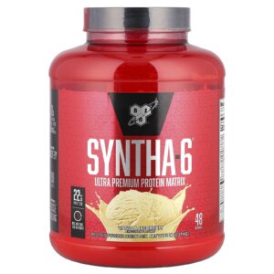 BSN Syntha-6 Mistura em Pó para Bebida Proteica Sorvete de Baunilha 50 lbs (227 kg)