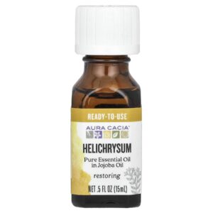 Aura Cacia Óleos Essenciais Puros Helichrysum 15 ml (05 fl oz)