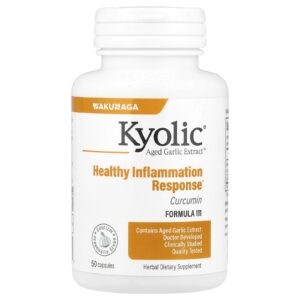Kyolic Aged Garlic Extract™ Curcumina 50 Cápsulas