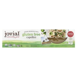 Jovial Macarrão de Arroz Marrom Capelini 12 oz (340 g)
