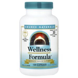 Source Naturals Wellness Formula® Suporte Imunológico Avançado 120 Cápsulas
