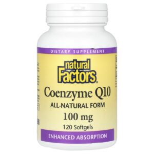 Natural Factors Coenzima Q10 100 mg 120 Softgels