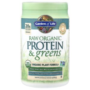 Garden of Life Proteína e Verduras Orgânicas Cruas Levemente Doces 650 g (1 lb 692 oz)
