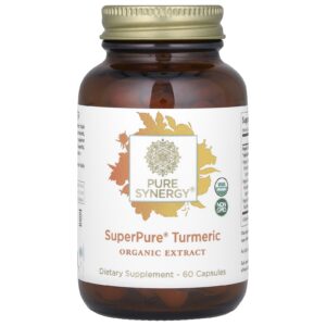 Pure Synergy Extrato de Cúrcuma SuperPure 60 Cápsulas