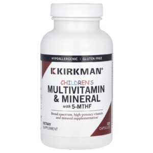 Kirkman Labs Multivitamínico e Minerais com 5-MTHF para Crianças 120 Cápsulas