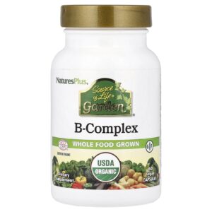 NaturesPlus Source of Life® Garden Complexo B 60 Cápsulas Veganas