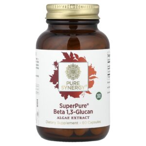 Pure Synergy Beta 13 Glucano SuperPure® Extrato de Algas 60 Cápsulas (500 mg por Cápsula)