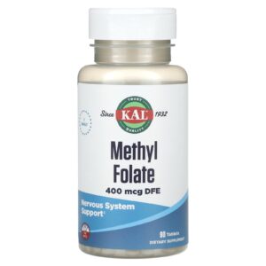 KAL Folato de Metila 400 mcg DFE 90 Comprimidos