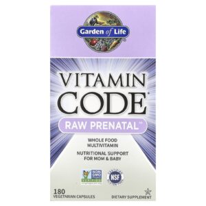 Garden of Life Vitamin Code® RAW Prenatal™ 180 Cápsulas Vegetarianas