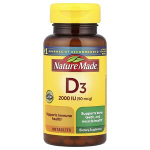 Nature Made Vitamina D3 100 Comprimidos